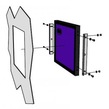 rear mount touchscreen pc