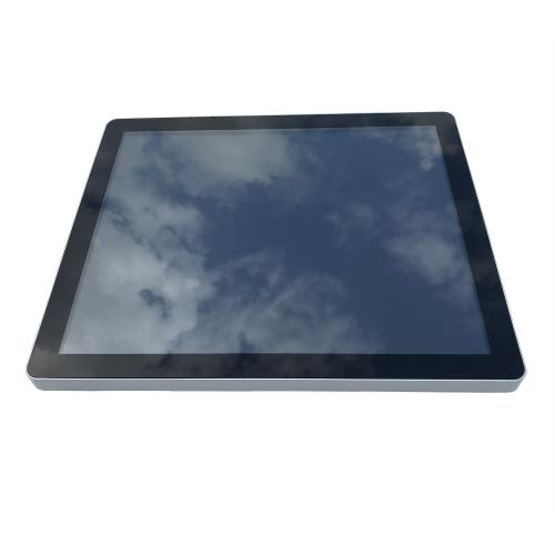 touchscreen monitor on wall mount 17 inch front