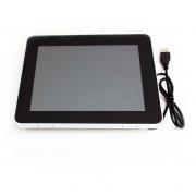 touchscreen monitor on wall mount 8 inch with cable