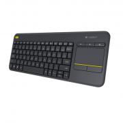 Logitech wireless touch keyboard k400 plus Black 3d